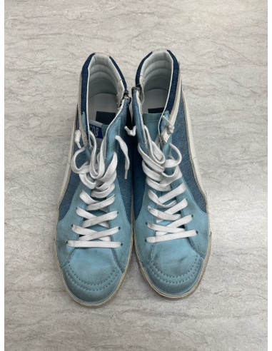 Blue Denim Shoes Luxury Designer Golden Goose, Size 10 destockage