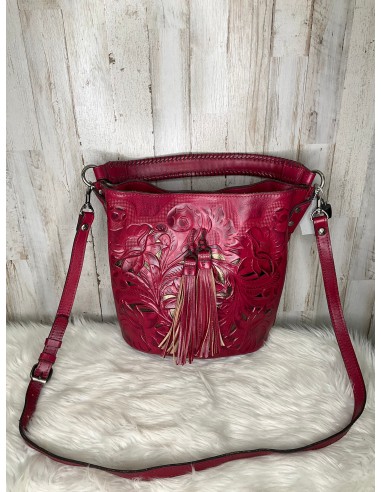 Red Handbag Designer Patricia Nash, Size Medium des créatures d'habitude