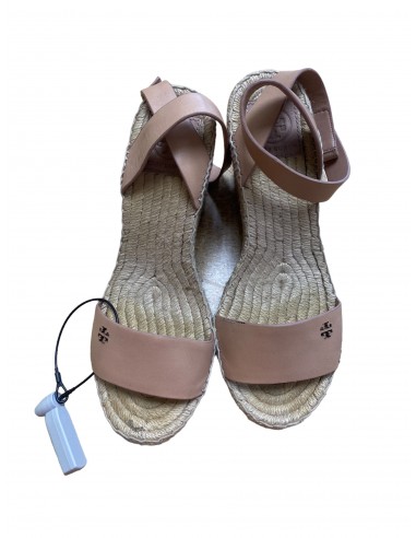 Tan Sandals Heels Wedge Tory Burch, Size 7 pour bénéficier 