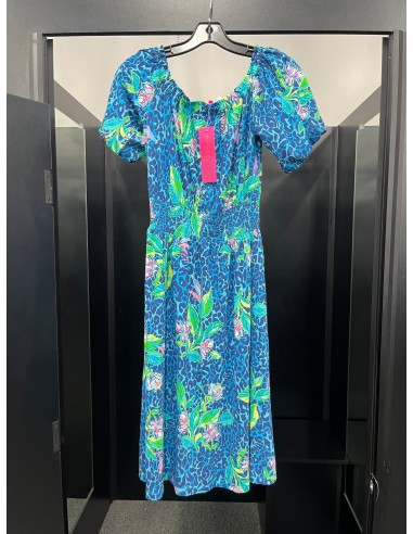 Animal Print Dress Party Midi Lilly Pulitzer NWT, Size Xs des créatures d'habitude