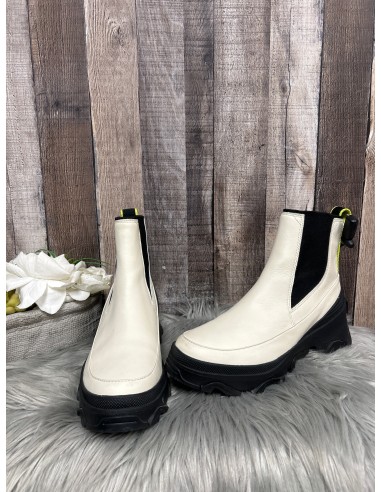 Cream Boots Ankle Heels Sorel, Size 8.5 s'inspire de l'anatomie humaine