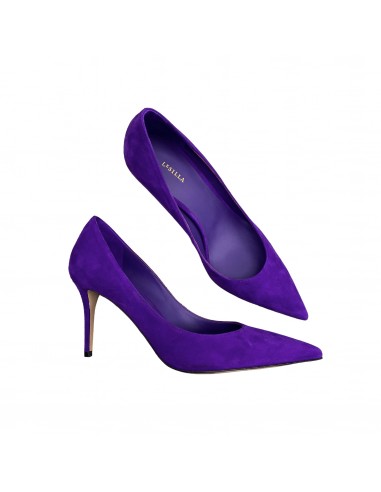 Purple Shoes Designer Le Silla, Size 8.5 solde