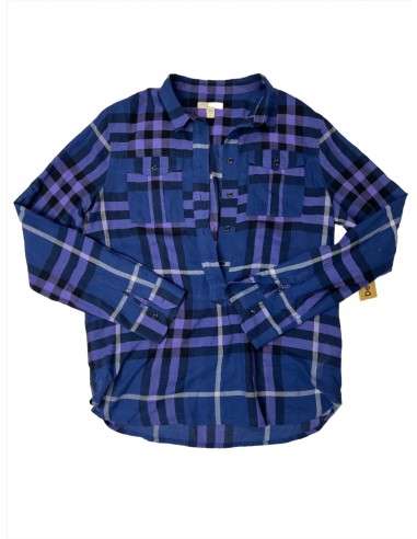 Burberry Blue Popover Long Sleeve  Size M chez Cornerstreet bien 