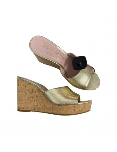 Gold Sandals Designer Kate Spade, Size 9.5 le concept de la Pate a emporter 