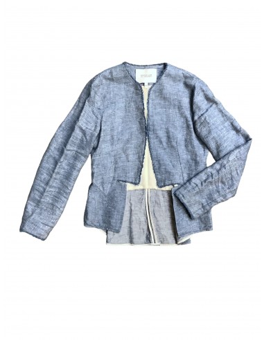 Blue Denim Blazer Designer Derek Lam, Size 8 Par le système avancé 