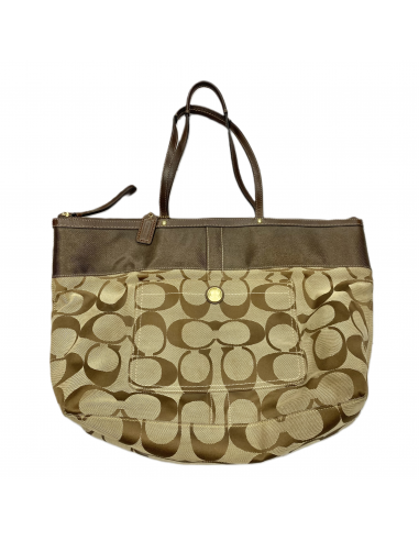 Tote Designer By Coach, Size: Large Pour