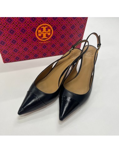 Black Shoes Heels D Orsay Tory Burch, Size 9 la colonne vertébrale