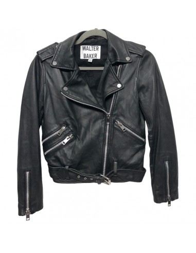 Black Jacket Leather Walter Baker, Size Xs 50-70% off 