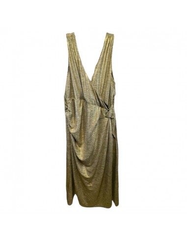 Kari Metallic Midi Dress Anthropologie, Size 1x À commander