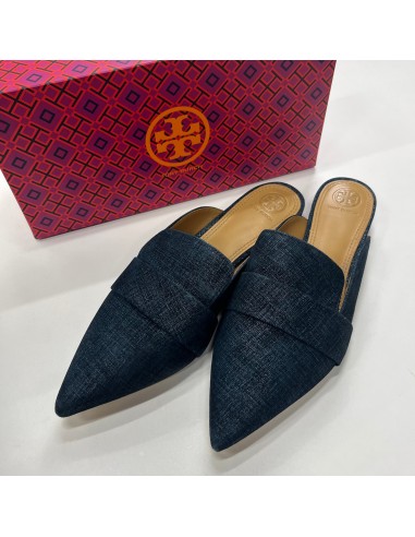 Blue Shoes Flats Ballet Tory Burch, Size 9 d'Europe débarque